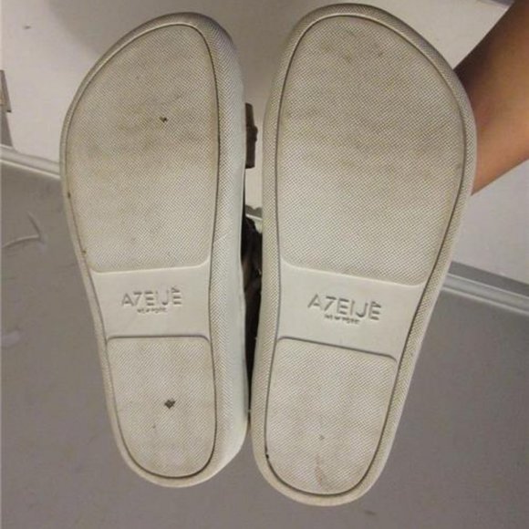 A7EIJE TAN LEATHER W/SILVER HARDWARE SANDAL 6 - Picture 4 of 4